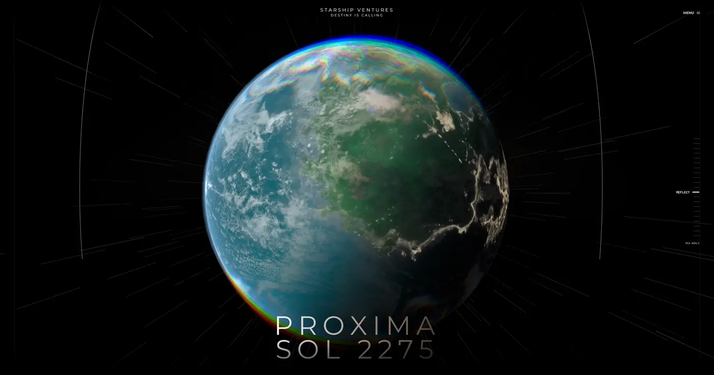 Proxima's custom atmospheric shader with volumetric light scattering